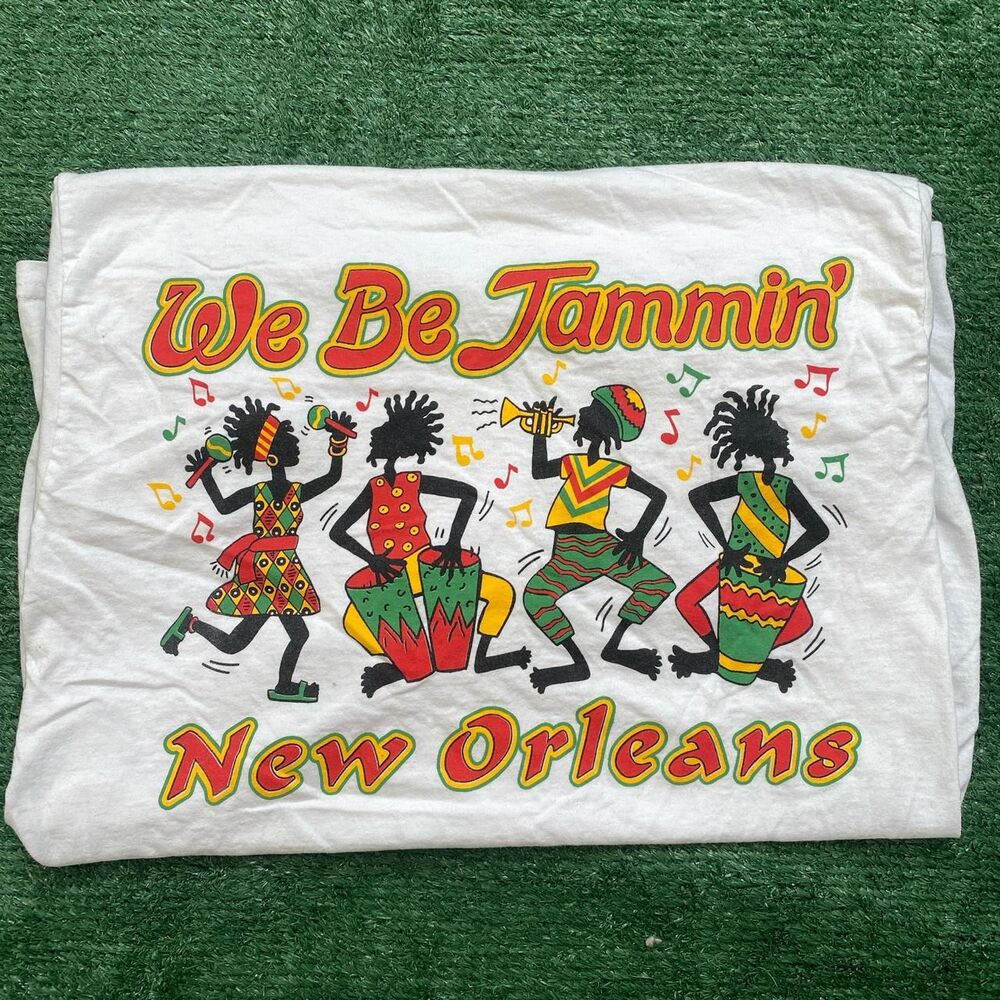 Vintage Y2K New Orleans Jamaican Tee